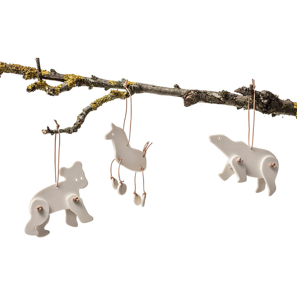 ORNAMENT MED ISBJØRN